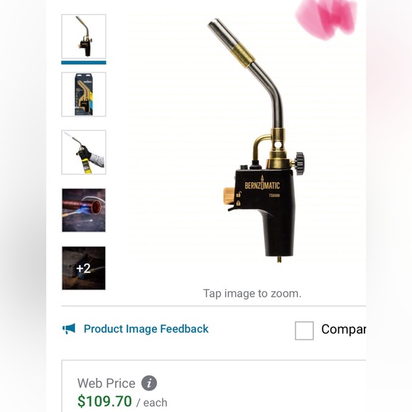 Burnzomatic Other Bernzomatic Torch Tip Model Ts800 New Unused